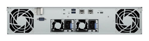 Synology RackStation RS1226RP+ NAS/storage server Rack (2U) AMD Ryzen V1500B 4 GB DDR4 0 TB Synology DSM Black