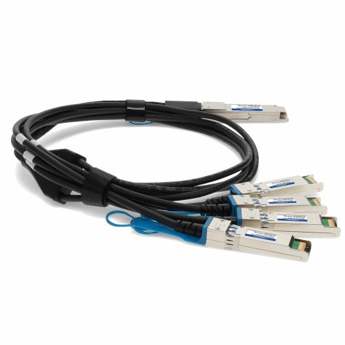 AddOn Networks QSFP28-4SFP28-PDAC5M-FT-AO InfiniBand/fibre optic cable 196.9" (5 m) 4x SFP28 DAC Black