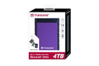 Transcend StoreJet 25H3 external hard drive 4 TB 2.5" USB 3.2 Gen 1 (3.1 Gen 1) Black, Purple