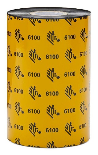 Zebra 6100 Wax/Resin thermal ribbon Black