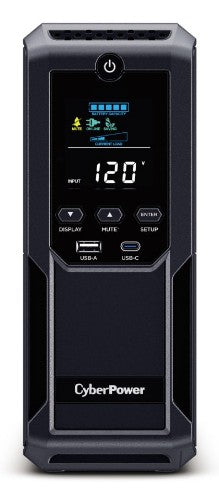 CyberPower LCD BRG1500AVRLCD2 uninterruptible power supply (UPS) Line-Interactive 1.5 kVA 900 W 12 AC outlet(s)