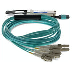 AddOn Networks QSFP-8LC-AOC3M-AO InfiniBand/fibre optic cable 118.1" (3 m) QSFP+ MPO Aqua color