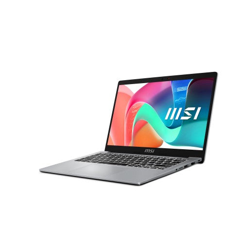 MSI Modern 14 F1MG-011US Intel Core 7 150U Laptop 14" Full HD 16 GB DDR4-SDRAM 1 TB SSD Wi-Fi 6E (802.11ax) Windows 11 Pro Silver