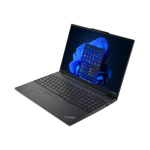 Lenovo ThinkPad E16 Gen 1 (Intel) Intel® Core™ i5 i5-1335U Laptop 16" WUXGA 16 GB DDR4-SDRAM 256 GB SSD Wi-Fi 6 (802.11ax) Windows 11 Pro Black