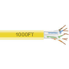 Black Box EYN872A-PB-1000 networking cable Yellow 12000" (304.8 m) Cat6