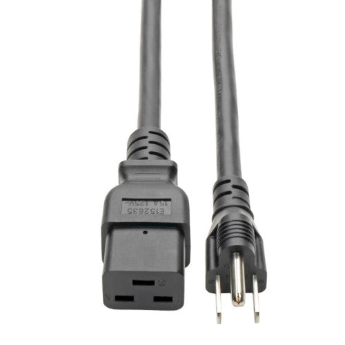Tripp Lite P034-010 power cable Black 120.1" (3.05 m) C19 coupler NEMA 5-15P - Buy IT Solutions