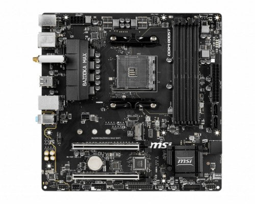 MSI B450M BAZOOKA MAX WIFI motherboard AMD B450 Socket AM4 micro ATX