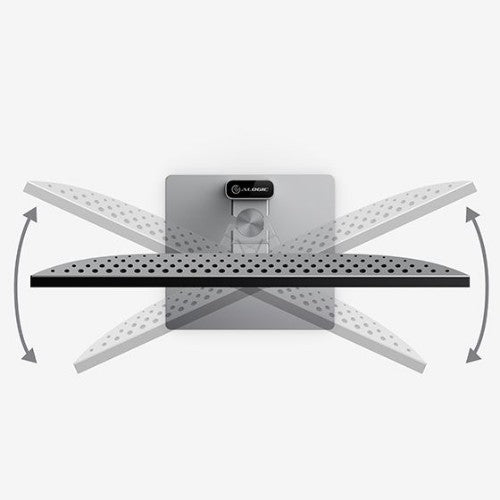 ALOGIC 27F34KCPD computer monitor 27" 3840 x 2160 pixels 4K Ultra HD Silver