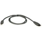 Tripp Lite U021-003 USB cable USB 2.0 35.4" (0.9 m) USB A USB B 0.48 Gbit/s Gray