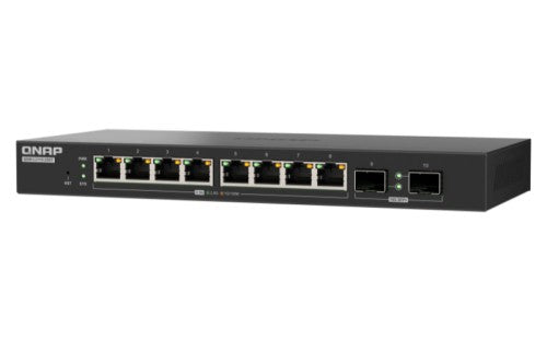 QNAP QSW-L2110-2S8T-US network switch Managed Desktop Black