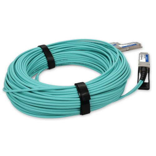 AddOn Networks MFS1S50-H020V-AO InfiniBand/fibre optic cable 787.4" (20 m) QSFP56 AOC Aqua color