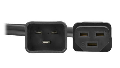Eaton P035-002 power cable Black 23.6" (0.6 m) C20 coupler C21 coupler