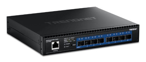 Trendnet TL2-F7080 network switch Managed L2 1U Black