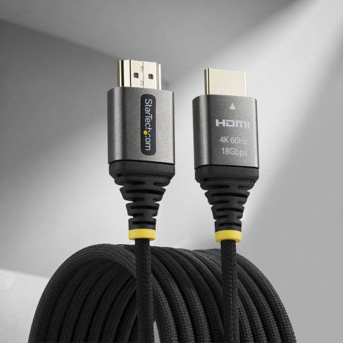 StarTech.com HDMI2-FLEX-4K60-10F HDMI cable 118.1" (3 m) HDMI Type A (Standard) Black, Silver