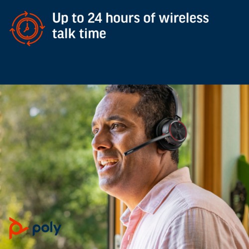Poly Voyager 4310 Microsoft Teams Certified USB-C Headset +BT700 dongle