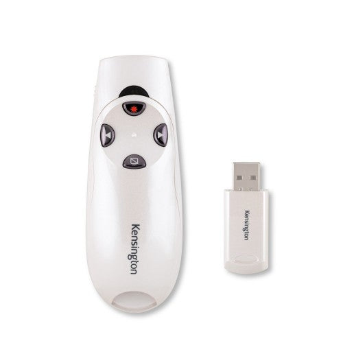 Kensington Presenter Expert™ Wireless with Red Laser - Pearl White