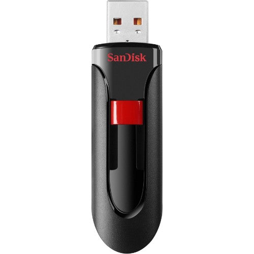 SanDisk 64GB Cruzer Glide USB flash drive USB Type-A 2.0 Black, Red