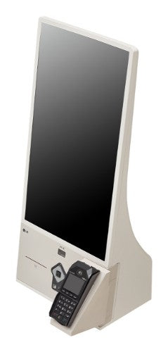 LG 27KC3PK-C signage display Kiosk design 27" 300 cd/m² Full HD Beige Touchscreen Built-in processor Windows 10 IoT Enterprise 16/7