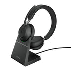Jabra Evolve2 65 Headset Wireless Head-band Office/Call center USB Type-C Bluetooth Black