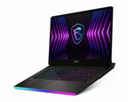MSI Raider GE77HX 12UHS-083 Intel® Core™ i7 i7-12800HX Laptop 17.3" Full HD 16 GB DDR5-SDRAM 1 TB SSD NVIDIA GeForce RTX 3080 Ti Wi-Fi 6E (802.11ax) Windows 11 Home Gray