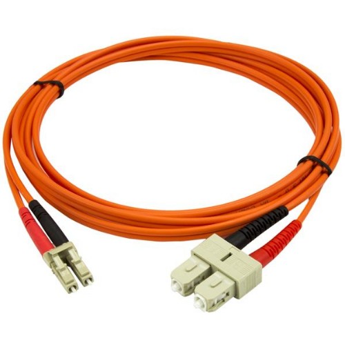 StarTech.com 50FIBLCSC2 InfiniBand/fibre optic cable 78.7" (2 m) LC SC Orange