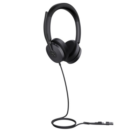 Yealink UH48 Dual Teams USB-C/A Headset Wired Head-band Office/Call center USB Type-C / USB Type-A Black