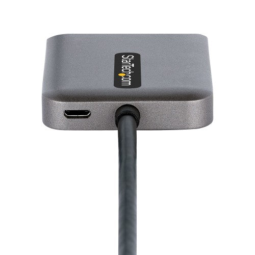 StarTech.com MST14DP122HD video cable adapter 11.8" (0.3 m) DisplayPort 2 x HDMI Black, Gray