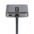 StarTech.com MST14DP122HD video cable adapter 11.8" (0.3 m) DisplayPort 2 x HDMI Black, Gray