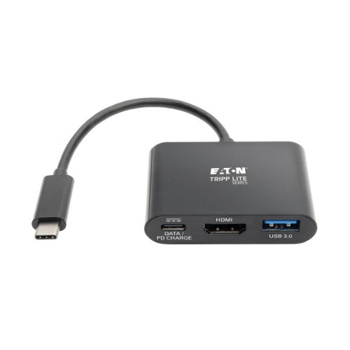 Tripp Lite U444-06N-H4UB-C USB graphics adapter Black