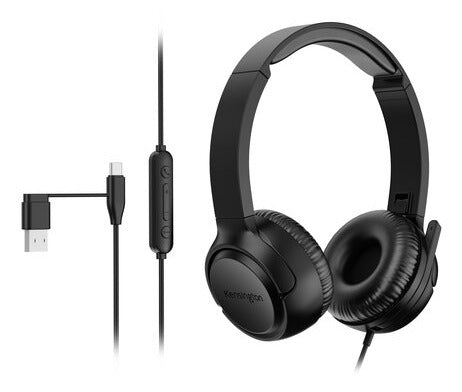 Kensington H950 EQ Headset Wired Head-band Office/Call center USB Type-C / USB Type-A Black