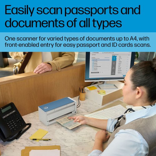 HP ScanJet Pro 4200 s1 ADF scanner 600 x 600 DPI A4 Blue, White
