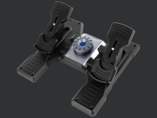 Logitech G G Saitek PRO Flight Rudder Pedals Black, Silver USB 2.0 Analogue PC