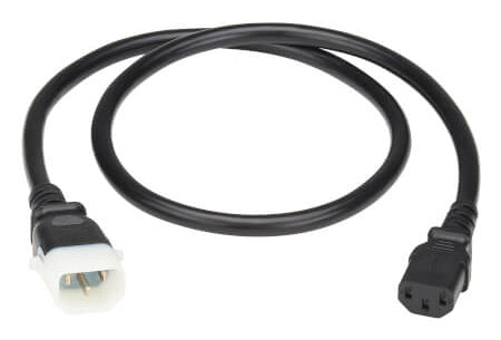 Eaton P005-E04 power cable Black 47.2" (1.2 m) C14 coupler C13 coupler