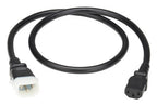 Eaton P005-E04 power cable Black 47.2" (1.2 m) C14 coupler C13 coupler
