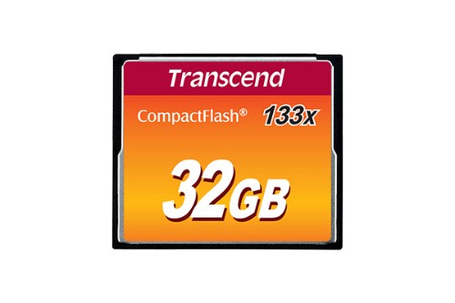 Transcend 32GB, CF Card, MLC, 133X