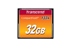 Transcend 32GB, CF Card, MLC, 133X