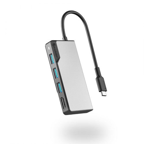 ALOGIC UCFUHDV2-SGR laptop dock/port replicator USB 3.2 Gen 1 (3.1 Gen 1) Type-C Black, Gray