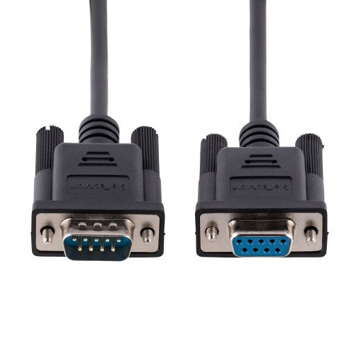 StarTech.com 9FMNM-3M-RS232-CABLE serial cable Black 118.1" (3 m) DB-9