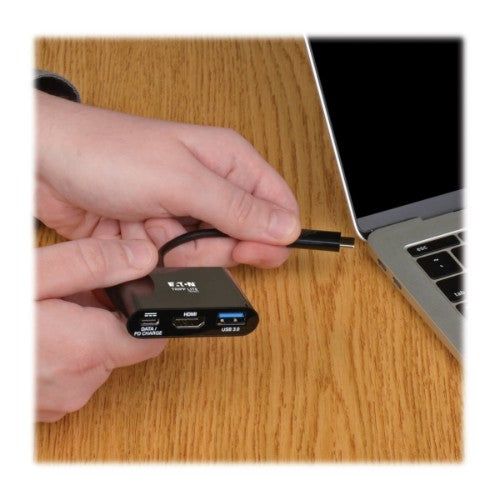 Tripp Lite U444-06N-H4UB-C USB graphics adapter Black