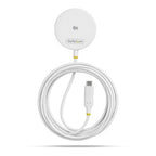 StarTech.com 1PW-WIRELESS-CHARGER mobile device charger Smartphone White USB Wireless charging Indoor