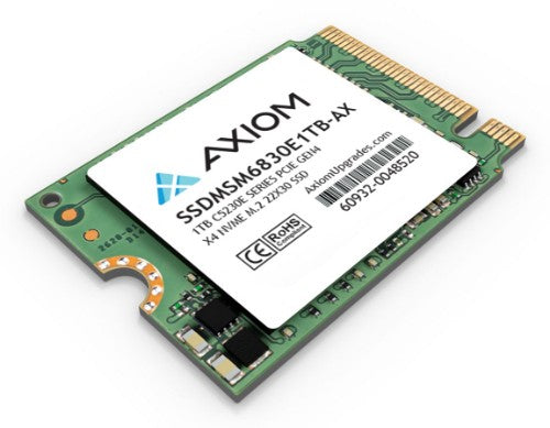 Axiom SSDMSM6830E1TB-AX internal solid state drive 1 TB M.2 PCI Express 4.0 NVMe 3D NAND