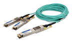 AddOn Networks A-D400-2Q200-3M-AO InfiniBand/fibre optic cable 118.1" (3 m) QSFP-DD 2x QSFP56 AOC Aqua color