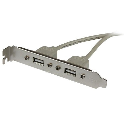 StarTech.com USBPLATE cable gender changer 2 x IDC 2 x USB A Silver