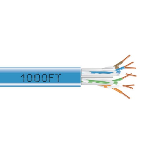 Black Box GigaTrue Cat6a networking cable Blue 12000" (304.8 m) U/UTP (UTP)