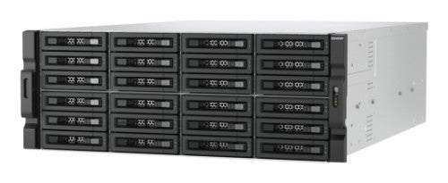 QNAP TL-R2400PES-RP storage drive enclosure HDD/SSD enclosure Black, Gray 2.5/3.5"