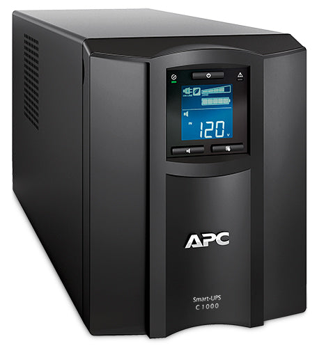APC Back-UPS Pro, 1500VA/865W, Tower, 120V, 10x NEMA 5-15R outlets, AVR, LCD, User Replaceable Battery