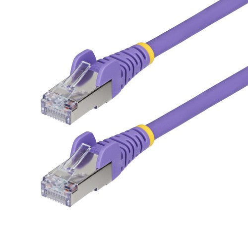 StarTech.com NLPL-7F-CAT6A-PATCH networking cable Purple 82.7" (2.1 m) S/FTP (S-STP) Round