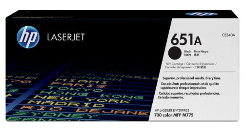 CE340A (651A) Toner black, 13.5K pages