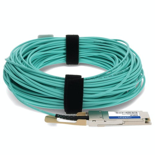 AddOn Networks JL278A-AO InfiniBand/fibre optic cable 787.4" (20 m) QSFP28 AOC Aqua color