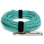 AddOn Networks JL278A-AO InfiniBand/fibre optic cable 787.4" (20 m) QSFP28 AOC Aqua color